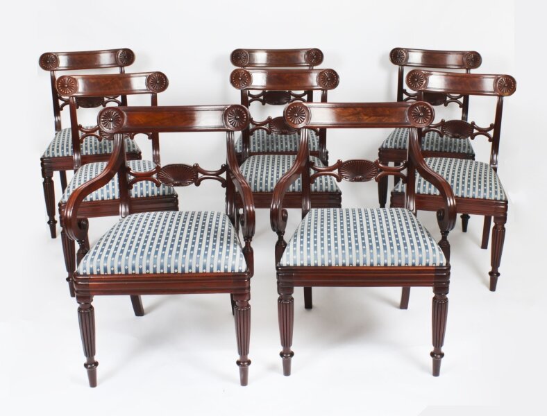 Antique Set 8 George IV Dining Chairs Gillow C1815  19th Century | Ref. no. A4175 | Regent Antiques