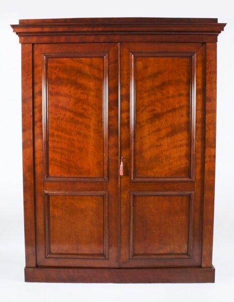 Antique English George IV Flame Mahogany Wardrobe  C1820  19th C | Ref. no. A4195 | Regent Antiques