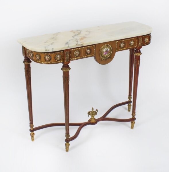 Vintage Ormolu & Porcelain Mounted Console Table  by Epstein 20th C | Ref. no. A4200 | Regent Antiques