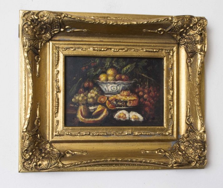 An Oil Painting of a Still Life with Fruit | Ref. no. P0460 | Regent Antiques