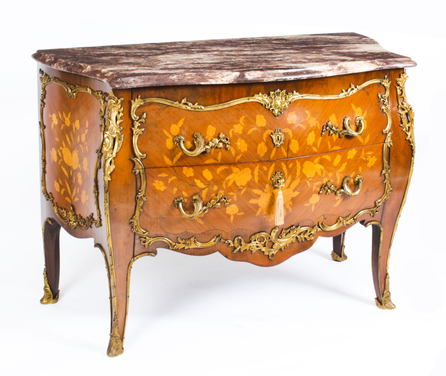 18th Century French Marquetry Louis XV Dressing Table or So-Called