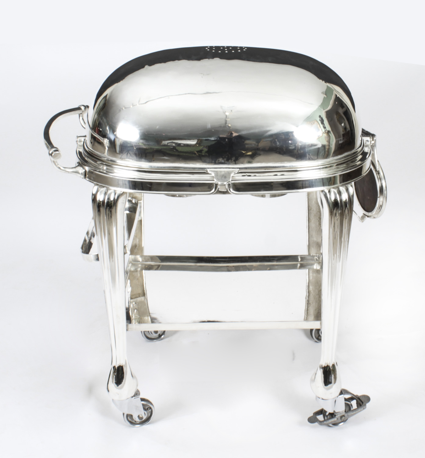 Antique Art Deco Silver Plated Beef Carving Trolley Cart by Elkington ...