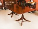Vintage 7ft Regency Revival Dining Table William Tillman Circa 1975 Vintage 7ft Regency Revival Dining Table William Tillman Circa 1975