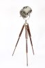 Vintage Tripod Searchlight Standing Floor Lamp Late 20th C