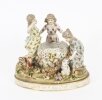 Vintage Dresden Revival Porcelain Centrepiece & 39 Children at Play& 39 20th Century