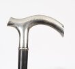 Antique Continental Silver Walking Stick Cane 19th Century