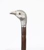 Antique Walking Stick Cane Silver Duck Head Handle Ben Cox of London 1897