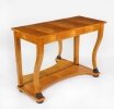 Antique Biedermeier Maserbirch Console Table Circa 1830 19th C