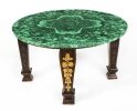 Vintage Malachite Coffee Table Mid 20th C Vintage Malachite Coffee Table Mid 20th C