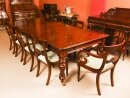 Antique William IV Mahogany Dining Table Circa 1830 & 10 Dining Chairs Antique William IV Mahogany Dining Table Circa 1830 & 10 Dining Chairs