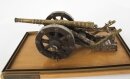 Antique Bronze Cased Model Colubrina da Fortezza Cannon 19th Century Antique Bronze Cased Model Colubrina da Fortezza Cannon 19th Century