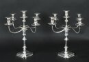 Antique Pair Victorian 5 Light Candelabra Hawksworth, Eyre & Co 19th C Antique Pair Victorian 5 Light Candelabra Hawksworth, Eyre & Co 19th C