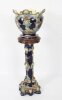Antique Victorian Majolica Jardiniere on Stand C1860 19th C Antique Victorian Majolica Jardiniere on Stand C1860 19th C