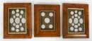 Antique Set of Three Box Framed Grand Tour Intaglios 19th C Antique Set of Three Box Framed Grand Tour Intaglios 19th C