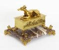 Antique French Ormolu & Marble Casket 19th C Antique French Ormolu & Marble Casket 19th C