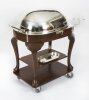 Antique Art Deco Drakes D6 Silver Plated Beef Carving Trolley C1930 Antique Art Deco Drakes D6 Silver Plated Beef Carving Trolley C1930